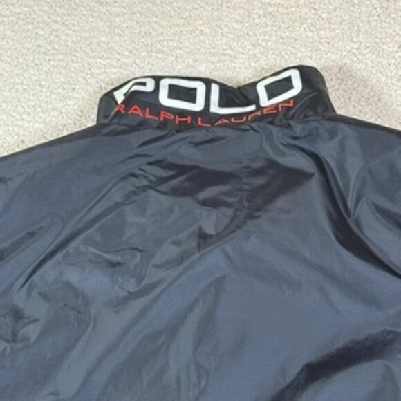 Polo Ralph Lauren Mens Lenox Windbreaker Jacket Full Zip Navy Blue Large Preppy - Picture 4 of 11